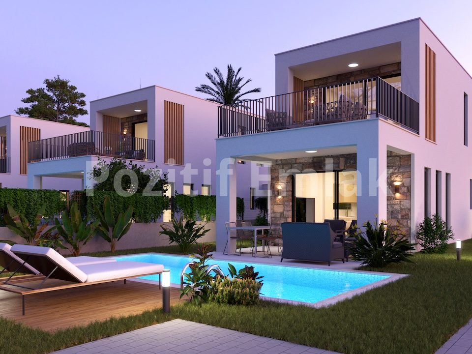 Bodrum Turgutreis'in Tam Kalbinde Müstakil Havuzlu Sıfır Lüks Villalar