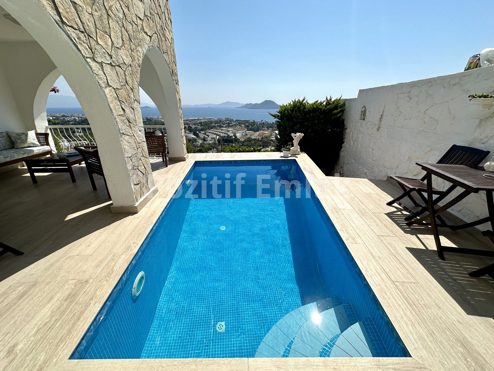 Bodrum Kadıkalesi'nde Harika Manzaralı Özel Havuzlu Villa