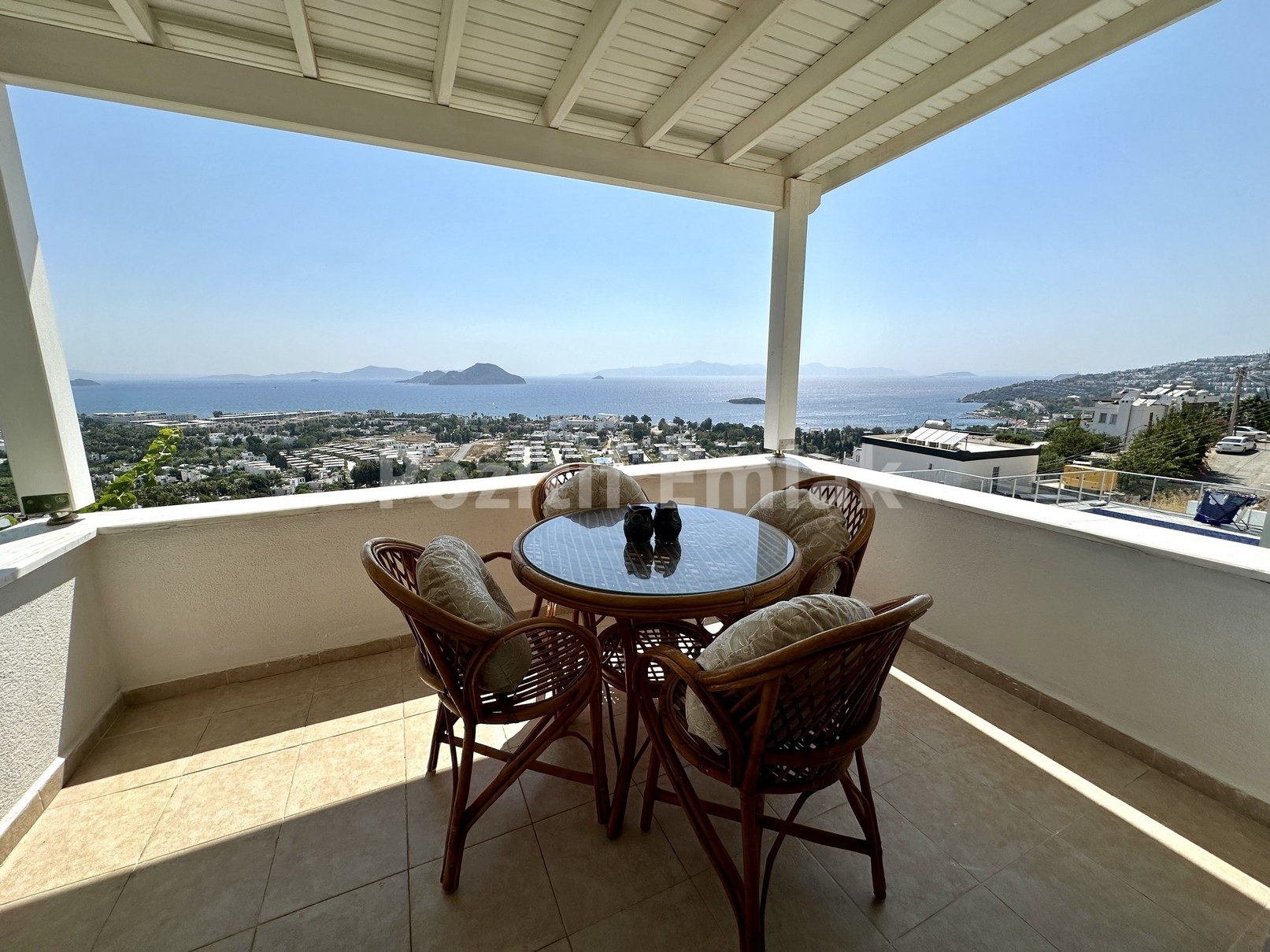 Bodrum Kadıkalesi'nde Harika Manzaralı Özel Havuzlu Villa